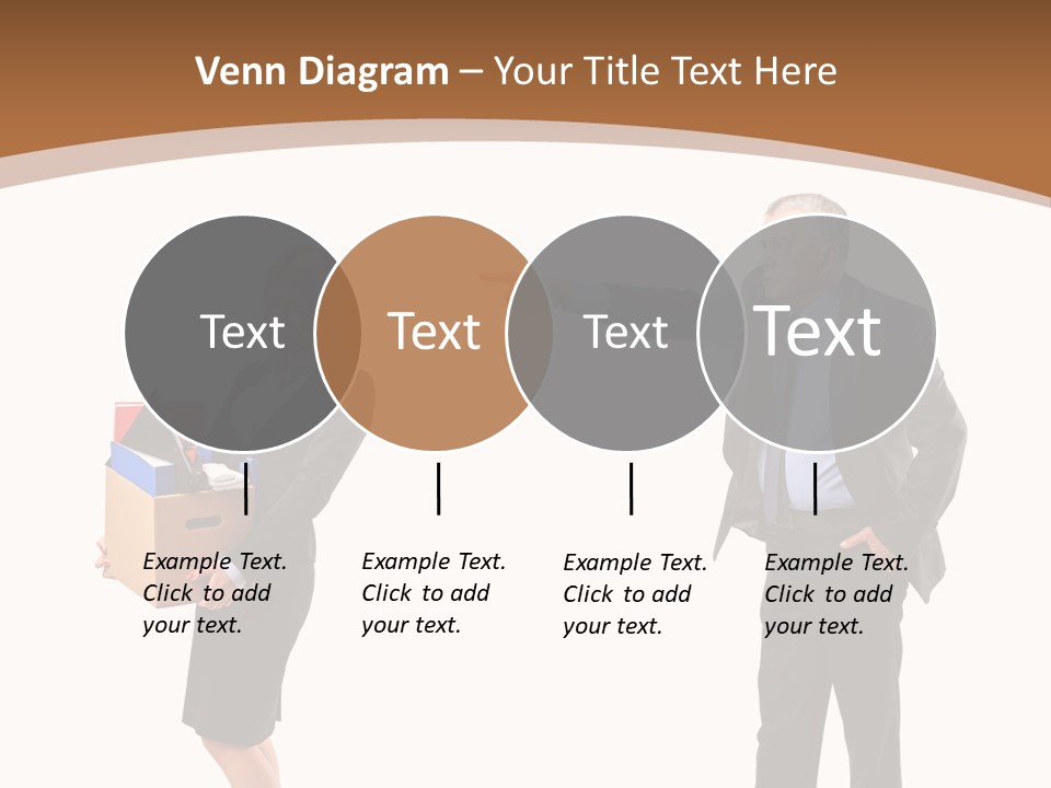 A Man And Woman Holding A Box Powerpoint Presentation PowerPoint Template
