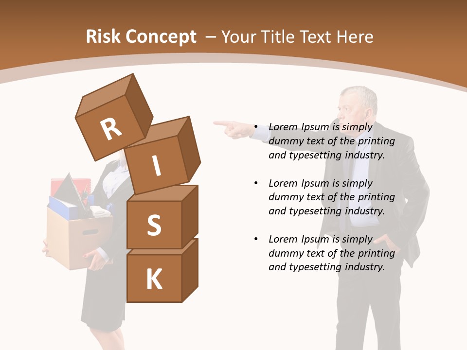 A Man And Woman Holding A Box Powerpoint Presentation PowerPoint Template