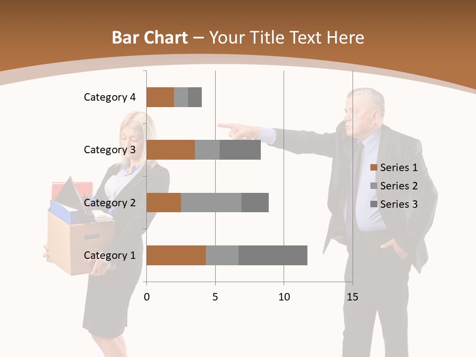 A Man And Woman Holding A Box Powerpoint Presentation PowerPoint Template