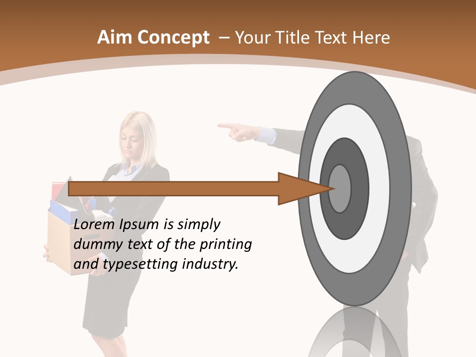 A Man And Woman Holding A Box Powerpoint Presentation PowerPoint Template