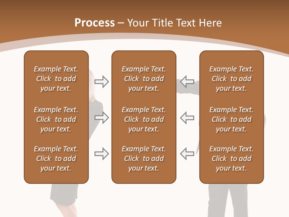 A Man And Woman Holding A Box Powerpoint Presentation PowerPoint Template