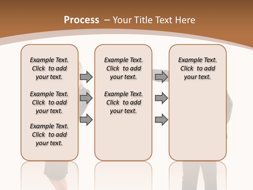 A Man And Woman Holding A Box Powerpoint Presentation PowerPoint Template