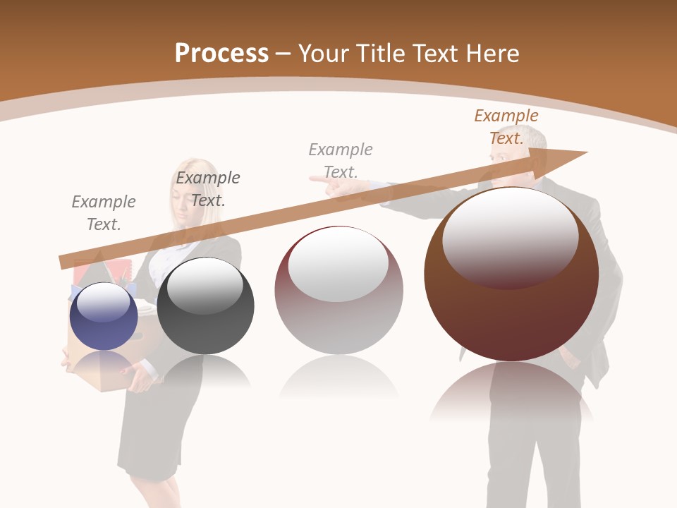 A Man And Woman Holding A Box Powerpoint Presentation PowerPoint Template