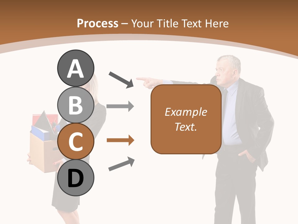 A Man And Woman Holding A Box Powerpoint Presentation PowerPoint Template