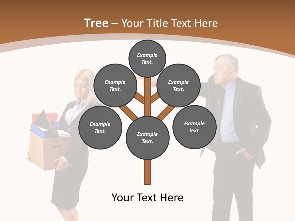 A Man And Woman Holding A Box Powerpoint Presentation PowerPoint Template