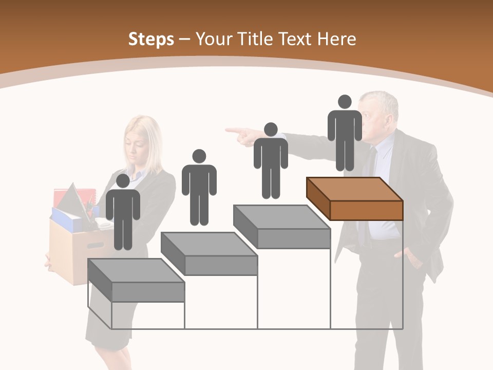 A Man And Woman Holding A Box Powerpoint Presentation PowerPoint Template