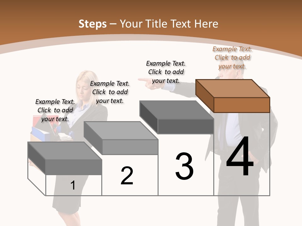 A Man And Woman Holding A Box Powerpoint Presentation PowerPoint Template