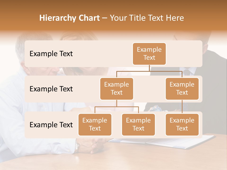 A Couple Of People Sitting At A Table PowerPoint Template