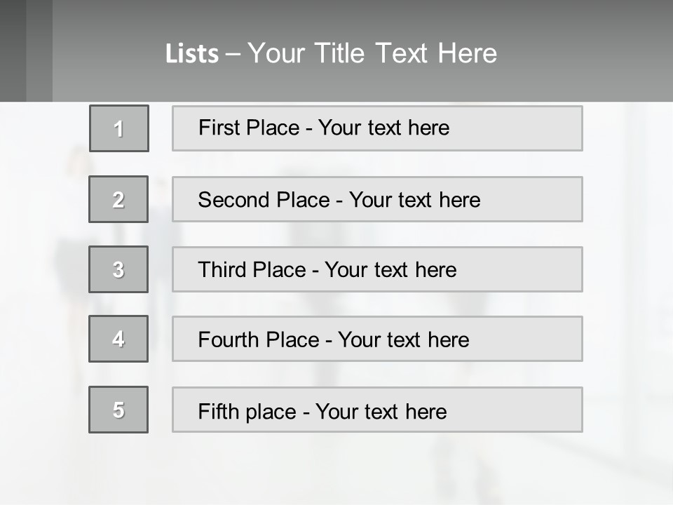 A Group Of People Walking Down A Hallway PowerPoint Template