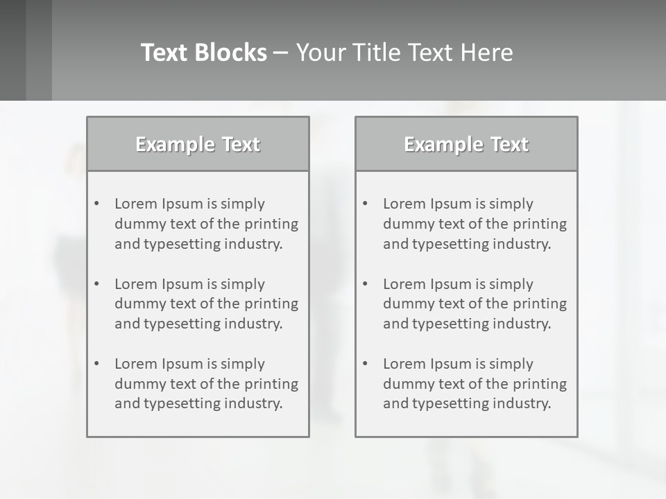 A Group Of People Walking Down A Hallway PowerPoint Template