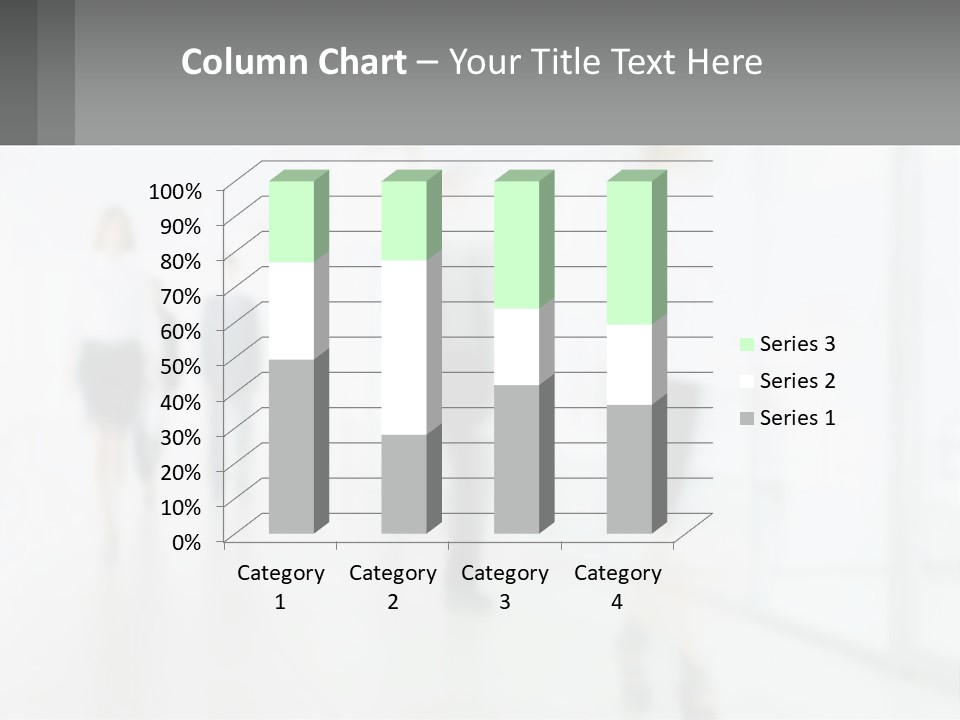 A Group Of People Walking Down A Hallway PowerPoint Template