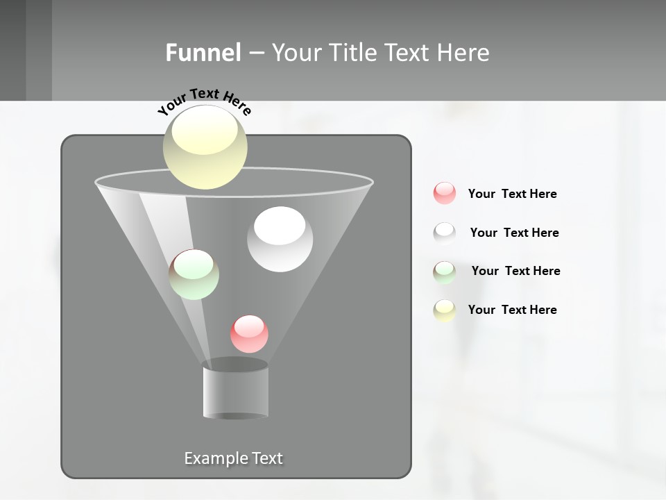 A Group Of People Walking Down A Hallway PowerPoint Template