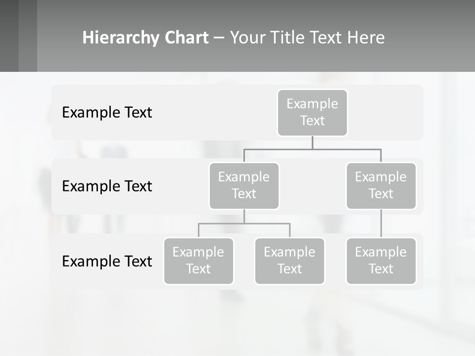 A Group Of People Walking Down A Hallway PowerPoint Template