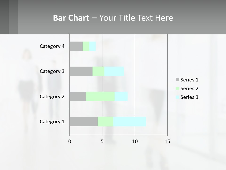 A Group Of People Walking Down A Hallway PowerPoint Template
