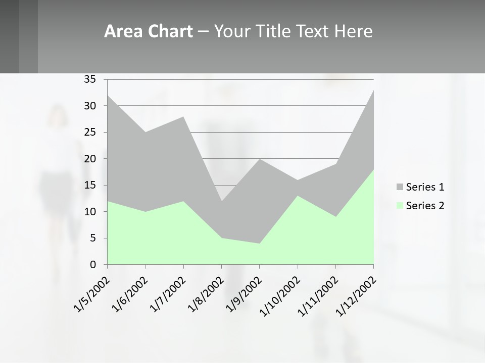 A Group Of People Walking Down A Hallway PowerPoint Template