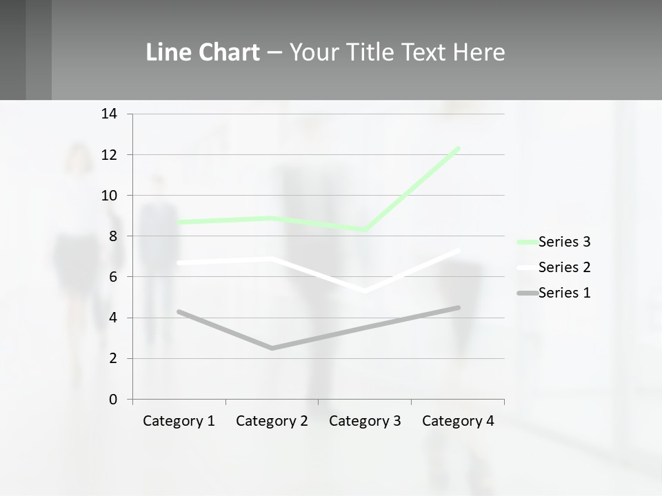 A Group Of People Walking Down A Hallway PowerPoint Template