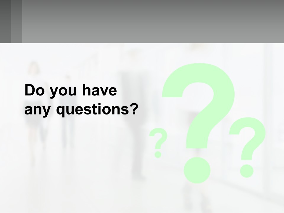 A Group Of People Walking Down A Hallway PowerPoint Template