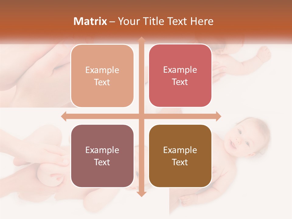 A Collage Of Photos Of A Baby Being Held By A Parent PowerPoint Template
