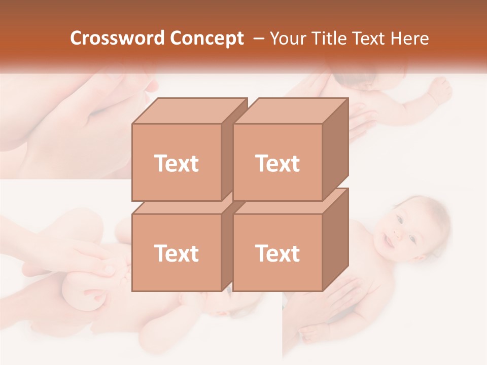 A Collage Of Photos Of A Baby Being Held By A Parent PowerPoint Template