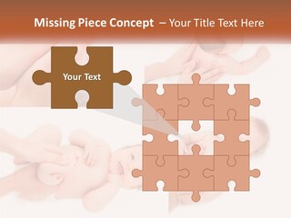 A Collage Of Photos Of A Baby Being Held By A Parent PowerPoint Template