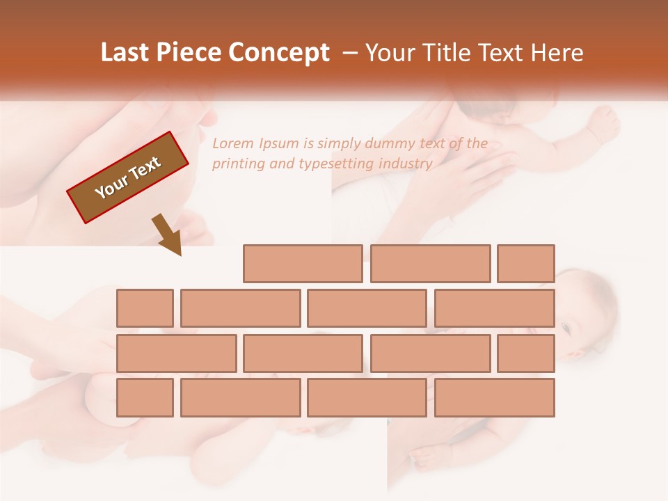 A Collage Of Photos Of A Baby Being Held By A Parent PowerPoint Template