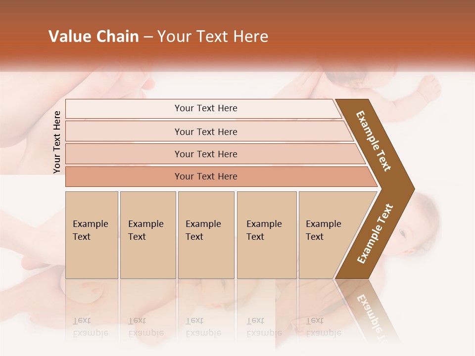 A Collage Of Photos Of A Baby Being Held By A Parent PowerPoint Template