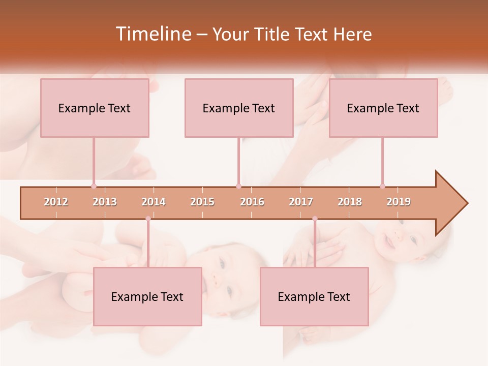 A Collage Of Photos Of A Baby Being Held By A Parent PowerPoint Template