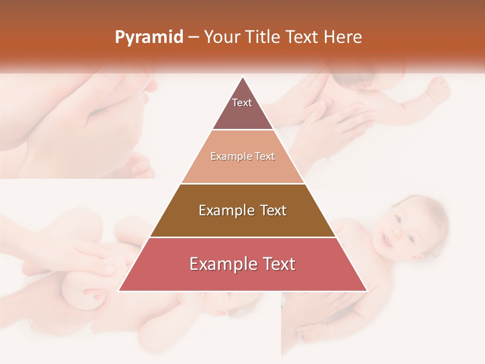 A Collage Of Photos Of A Baby Being Held By A Parent PowerPoint Template