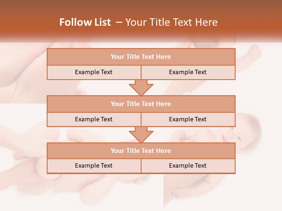A Collage Of Photos Of A Baby Being Held By A Parent PowerPoint Template