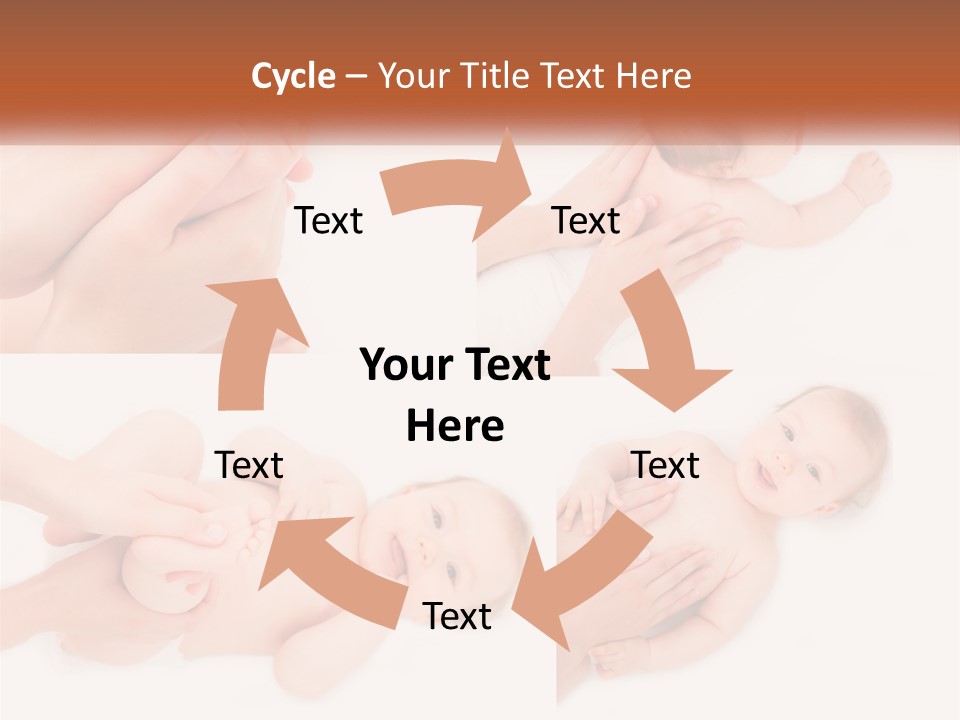 A Collage Of Photos Of A Baby Being Held By A Parent PowerPoint Template