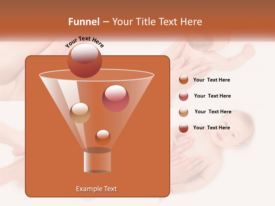 A Collage Of Photos Of A Baby Being Held By A Parent PowerPoint Template