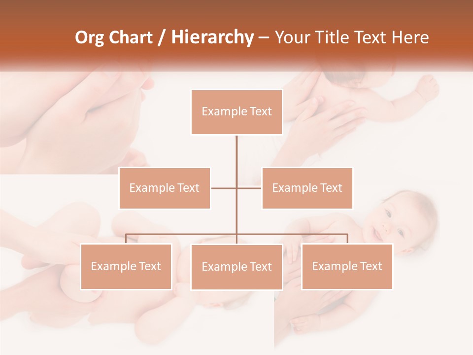 A Collage Of Photos Of A Baby Being Held By A Parent PowerPoint Template