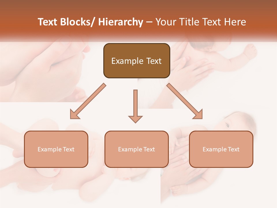 A Collage Of Photos Of A Baby Being Held By A Parent PowerPoint Template