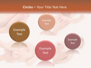 A Collage Of Photos Of A Baby Being Held By A Parent PowerPoint Template