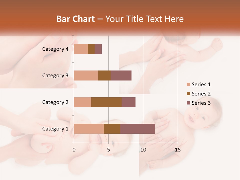 A Collage Of Photos Of A Baby Being Held By A Parent PowerPoint Template