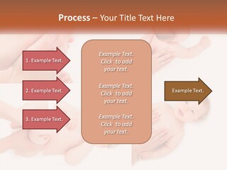 A Collage Of Photos Of A Baby Being Held By A Parent PowerPoint Template