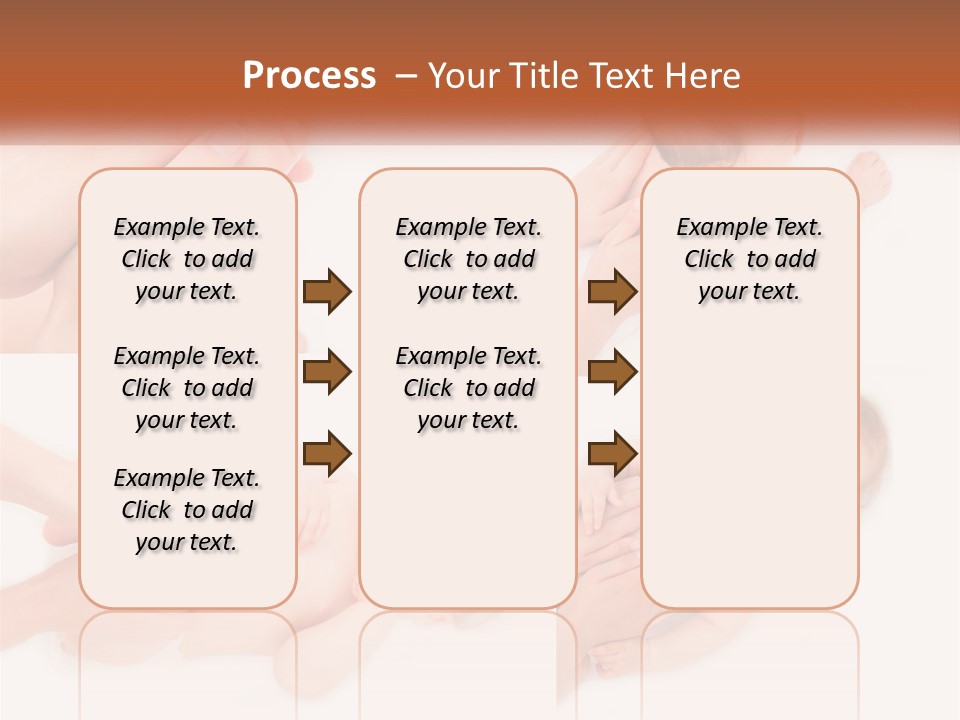 A Collage Of Photos Of A Baby Being Held By A Parent PowerPoint Template