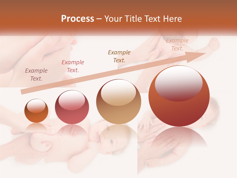 A Collage Of Photos Of A Baby Being Held By A Parent PowerPoint Template