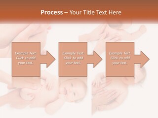 A Collage Of Photos Of A Baby Being Held By A Parent PowerPoint Template