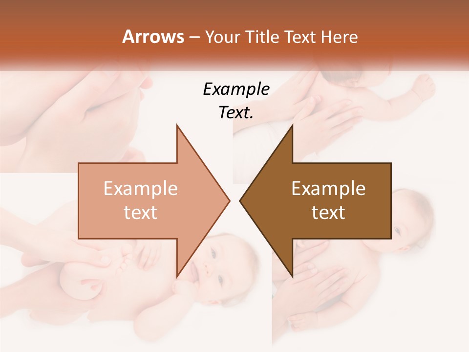 A Collage Of Photos Of A Baby Being Held By A Parent PowerPoint Template