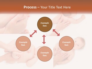 A Collage Of Photos Of A Baby Being Held By A Parent PowerPoint Template