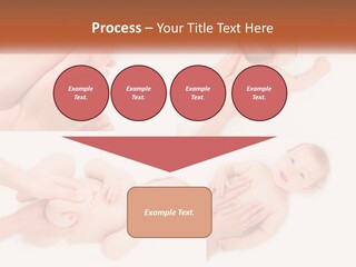 A Collage Of Photos Of A Baby Being Held By A Parent PowerPoint Template