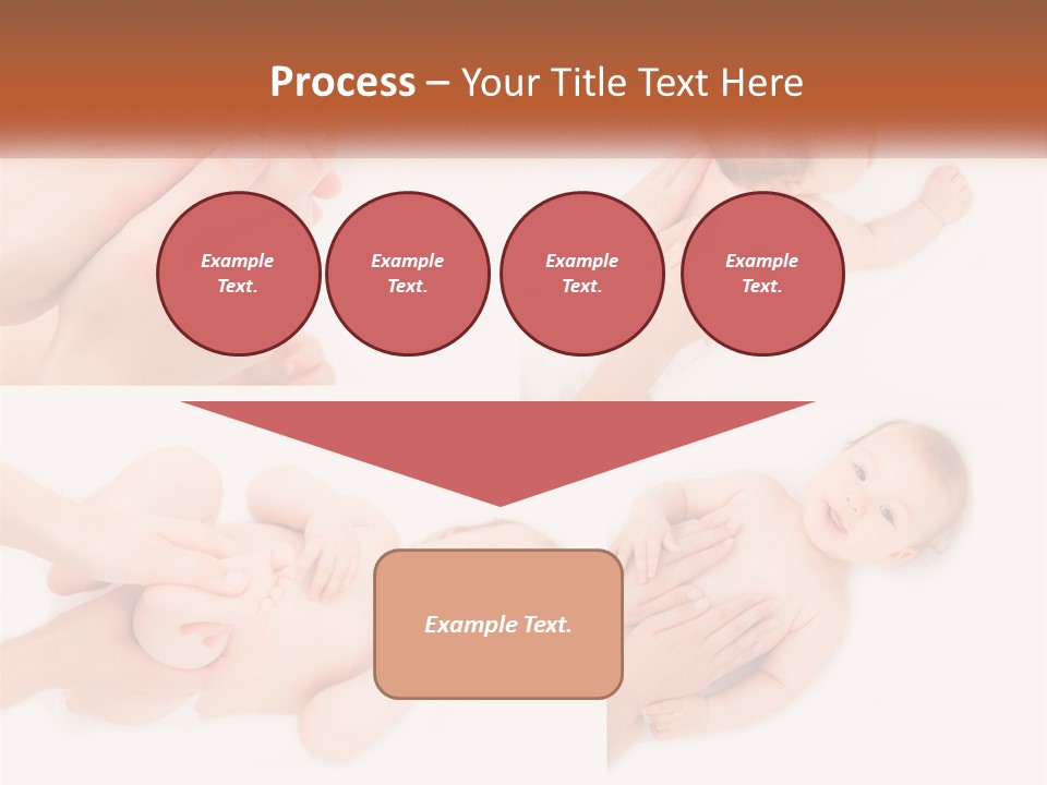 A Collage Of Photos Of A Baby Being Held By A Parent PowerPoint Template