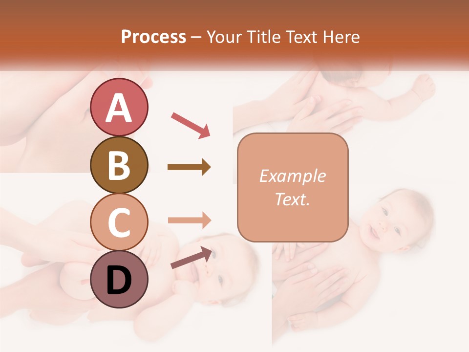A Collage Of Photos Of A Baby Being Held By A Parent PowerPoint Template