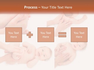 A Collage Of Photos Of A Baby Being Held By A Parent PowerPoint Template