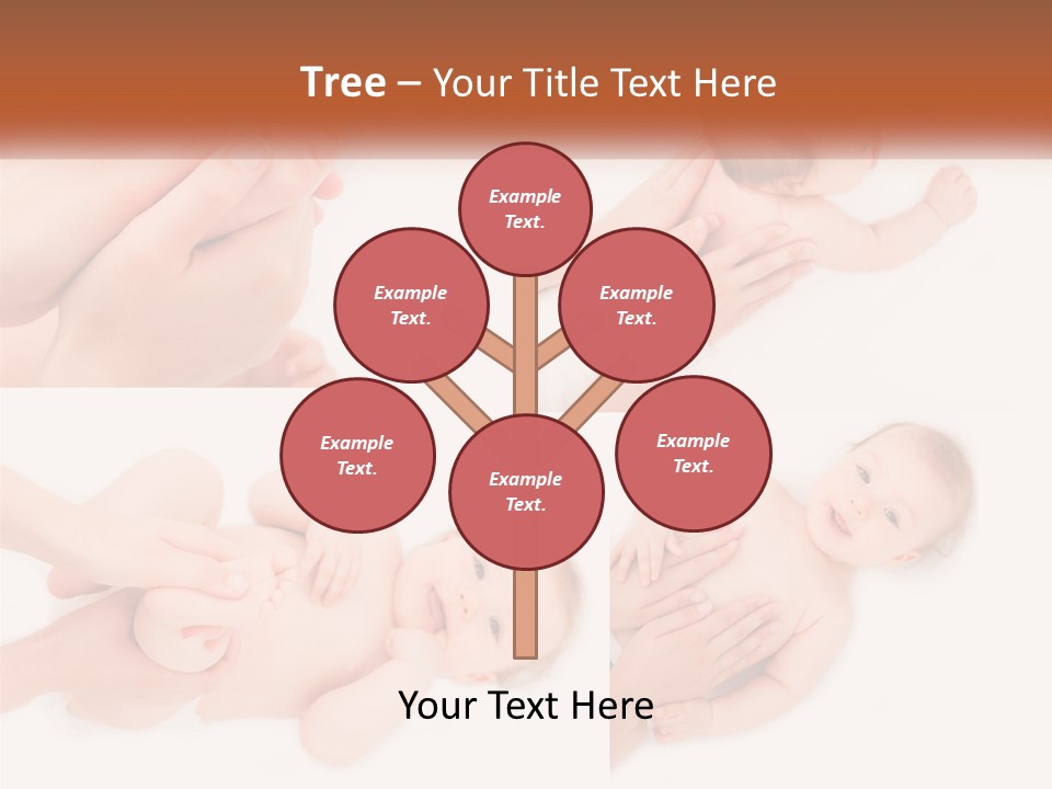 A Collage Of Photos Of A Baby Being Held By A Parent PowerPoint Template
