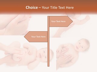 A Collage Of Photos Of A Baby Being Held By A Parent PowerPoint Template