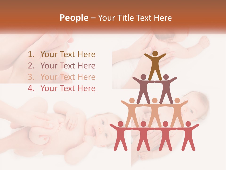 A Collage Of Photos Of A Baby Being Held By A Parent PowerPoint Template