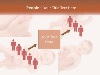 A Collage Of Photos Of A Baby Being Held By A Parent PowerPoint Template