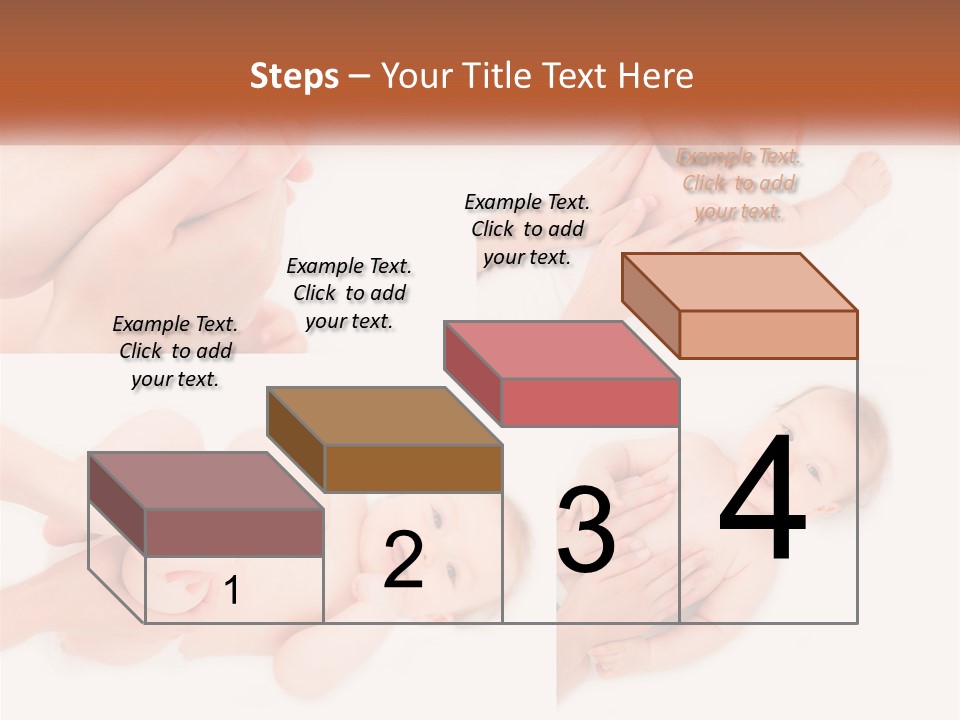 A Collage Of Photos Of A Baby Being Held By A Parent PowerPoint Template